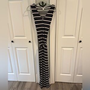 White House Black Market Striped Maxi Dress